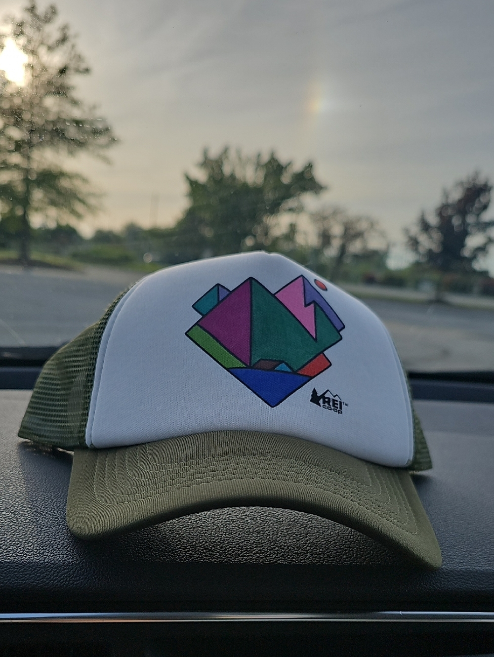 Rei Snapback Hat Mesh Blend Nwot
